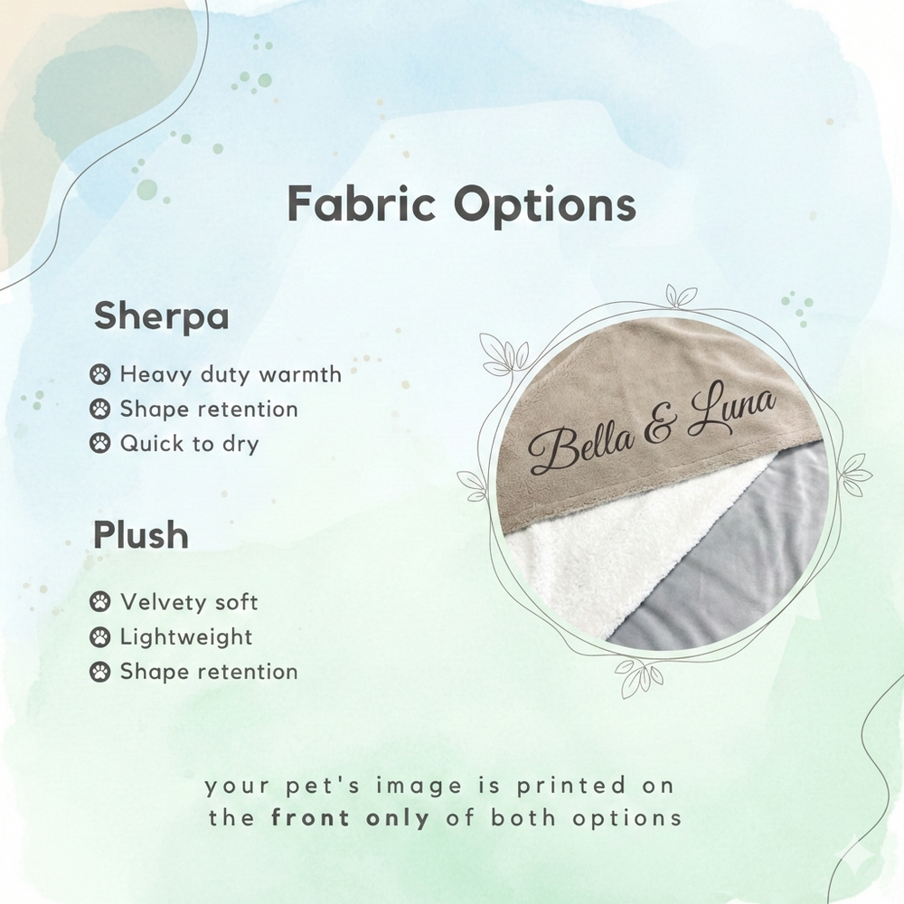 Custom Pet Multi Face Blanket